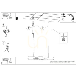 Lampă suspendată CHAIN 91 LED alb 4000K small 6