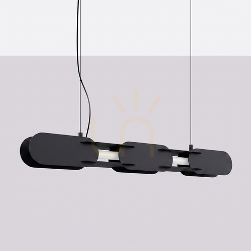 Verifica Lampă suspendată CHAIN 91 negru LED 4000K