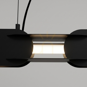 Lampă suspendată CHAIN 91 negru LED 4000K small 3