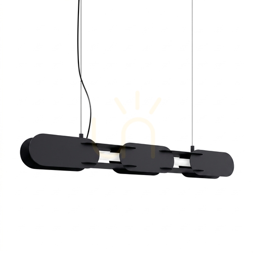 Verifica Lampă suspendată CHAIN 91 negru LED 4000K