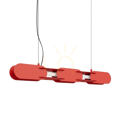 Verifica Lampă suspendată CHAIN 91 LED roșu 4000K