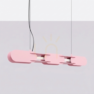 CHAIN 91 roz LED 4000K lampă suspendată small 1