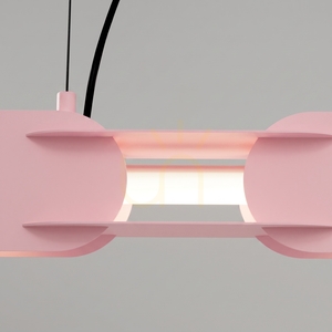 CHAIN 91 roz LED 4000K lampă suspendată small 3