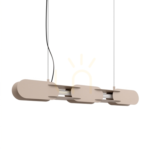 Verifica Lampă suspendată CHAIN 91 taupe LED 4000K