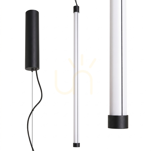 Verifica TRANG 75 negru LED 3000K lampă suspendată