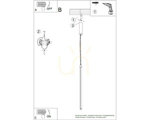 TRANG 50 Sage LED 4000K lampă suspendată small 7