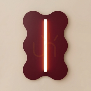 Lampă de perete KLOVER burgundy small 3