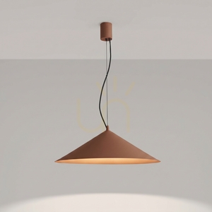 Lampă suspendată Thoro FINT mocca, con Ø 50 cm, LED 7,5 W 1070 lm 3000 K, dimabilă TRIAC small 2