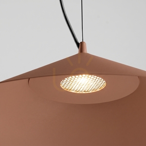 Lampă suspendată Thoro FINT mocca, con Ø 50 cm, LED 7,5 W 1070 lm 3000 K, dimabilă TRIAC small 4