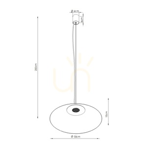 FINT maro LED 4000K lampă suspendată small 9