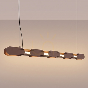 CHAIN 158 maro LED 3000K lampă suspendată small 2