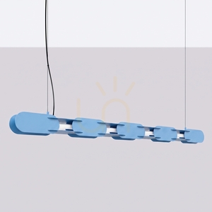 CHAIN 158 albastru LED 3000K lampă suspendată small 1