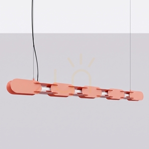 CHAIN 158 piersică LED 3000K lampă suspendată small 1