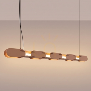 CHAIN 158 mocca LED 3000K lampă suspendată small 2
