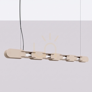 CHAIN 158 taupe LED 3000K lampă suspendată small 1