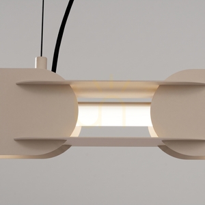 CHAIN 158 taupe LED 4000K lampă suspendată small 3