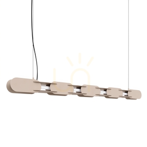 CHAIN 158 taupe LED 4000K lampă suspendată small 0