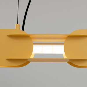 Lampă suspendată liniară CHAIN 158 Thoro TH.1049 galbenă LED 19,9 W 2355 lm 4000 K small 3