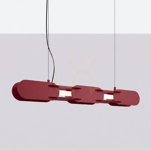 Lampă suspendată CHAIN 91 burgundy LED 4000K small 1