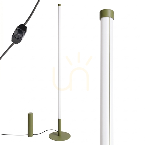 Verifica TRANG lampă de podea verde măslin 3000K