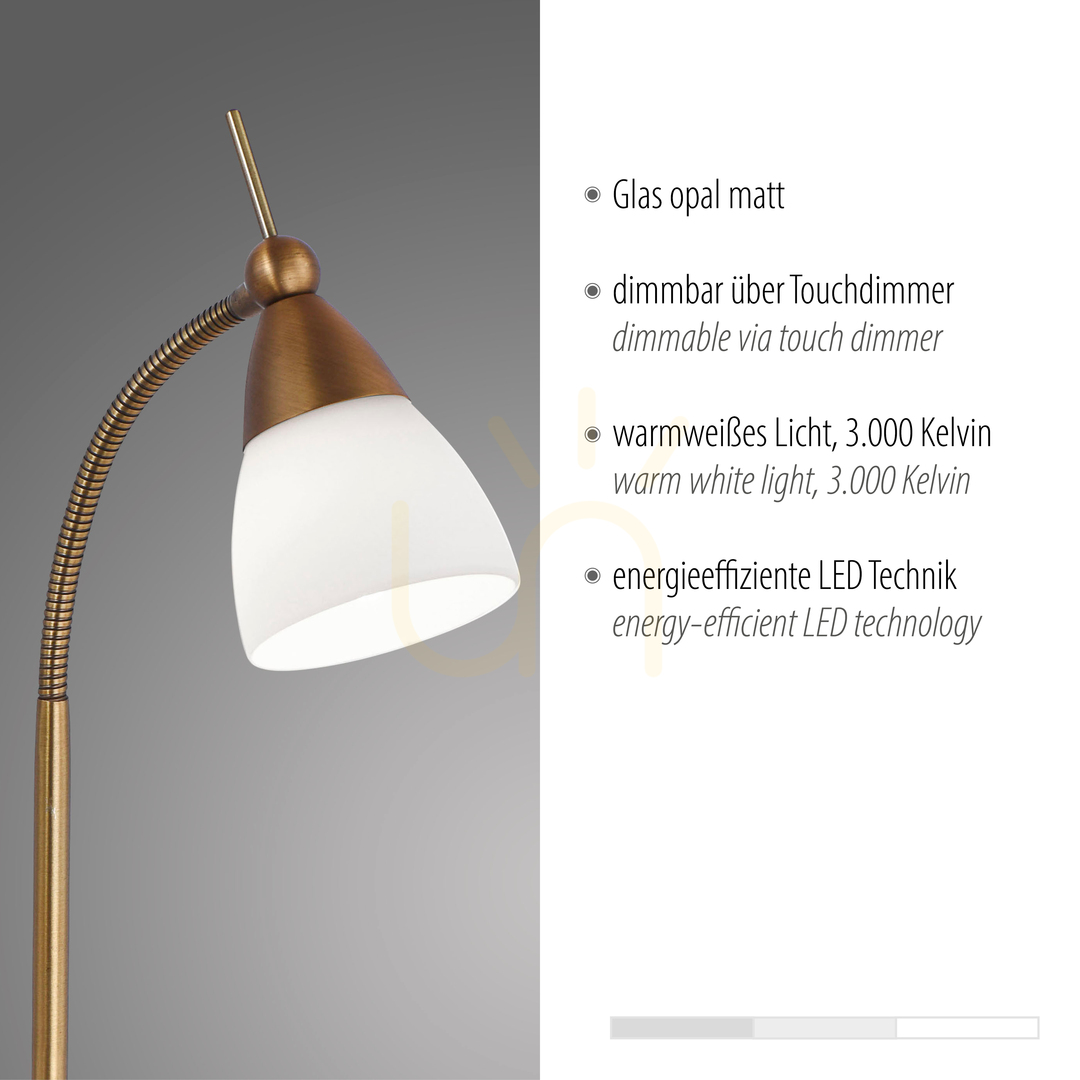 Afişa Lampă de masă PINO 4001-11 alamă 1xG9 Lampă de masă PINO 4001-11 alamă 1xG9