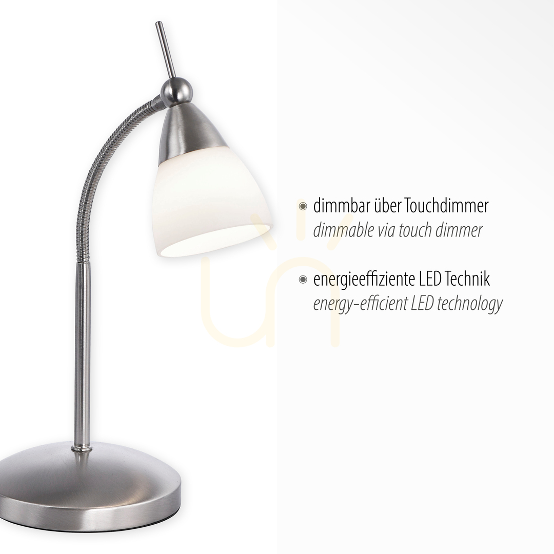 Afişa Lampă de masă PINO 4001-55 Argint 1xG9 Lampă de masă PINO 4001-55 Argint 1xG9