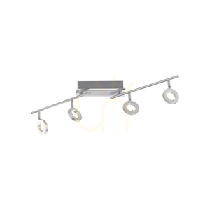 Plafon SILEDA 6786-96 Argint 4xLED small 11