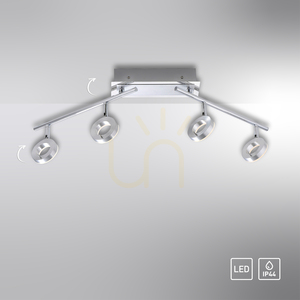 Plafon SILEDA 6786-96 Argint 4xLED small 12
