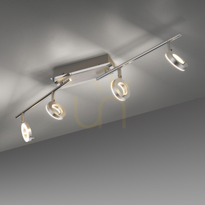 Plafon SILEDA 6786-96 Argint 4xLED small 4