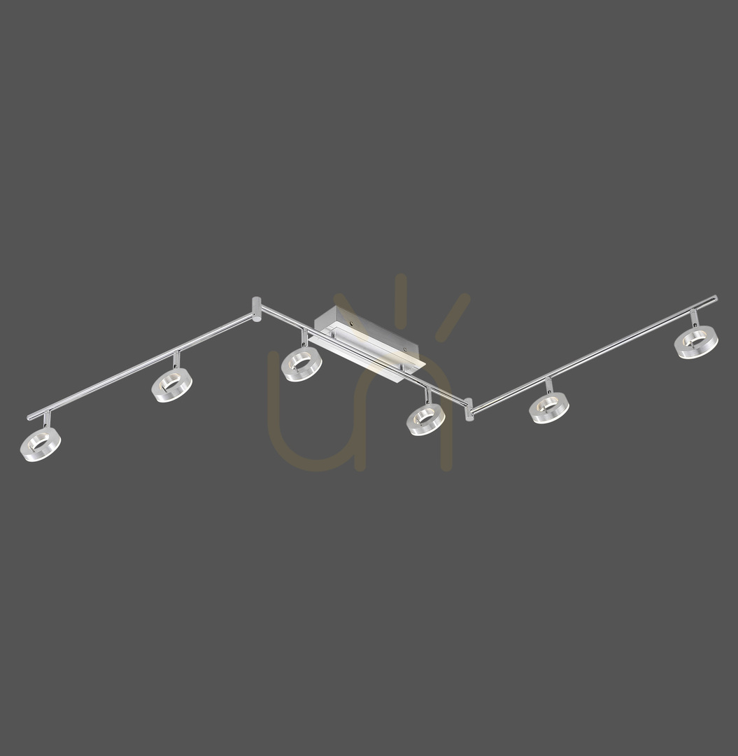 Verifica Plafonieră LED Zuma Line SILEDA 6787-96 argintie, cu 6 surse de lumină, 188,5 cm Plafonieră LED Zuma Line SILEDA 6787-96 argintie, cu 6 surse de lumină, 188,5 cm