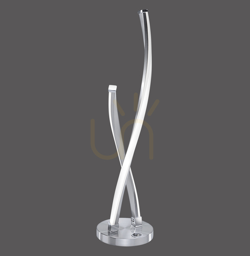 Verifica Lampă de masă POLINA 9141-55 Argint 1xLED