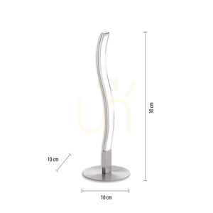 Lampă de masă WAVE 15128-55 Argint 1xLED 7 Lampă de masă WAVE 15128-55 Argint 1xLED small 7