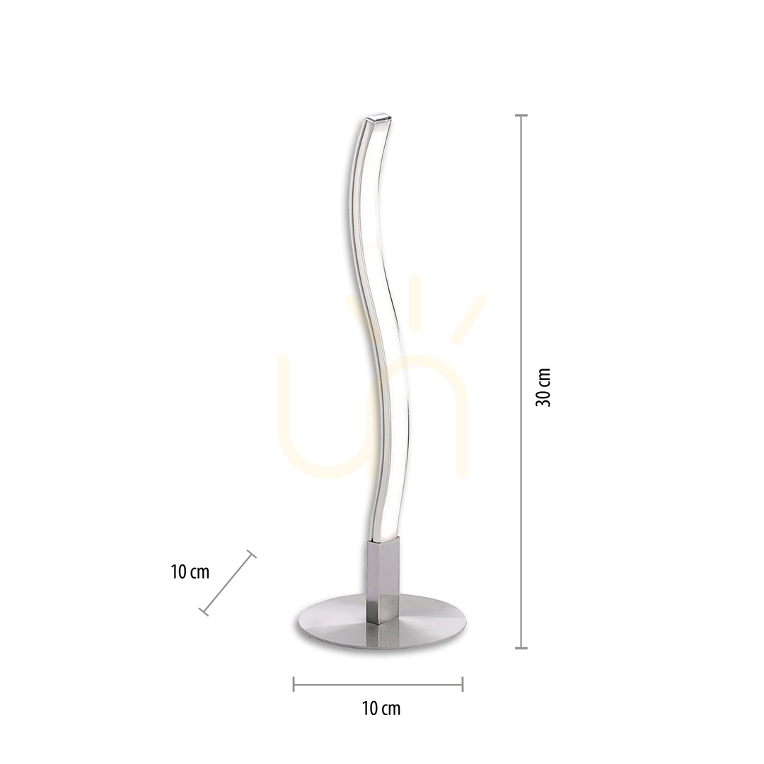 previzualizare Lampă de masă WAVE 15128-55 Argint 1xLED Lampă de masă WAVE 15128-55 Argint 1xLED
