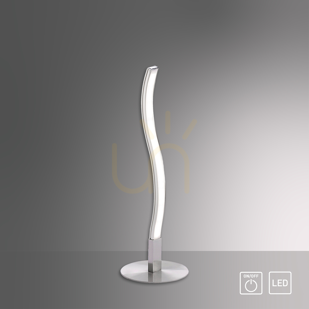 Afişa Lampă de masă WAVE 15128-55 Argint 1xLED Lampă de masă WAVE 15128-55 Argint 1xLED