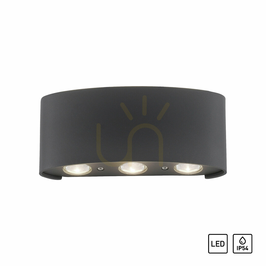 Vedere Lampă de perete CARLO 9488-13 Antracit 6xLED Lampă de perete CARLO 9488-13 Antracit 6xLED