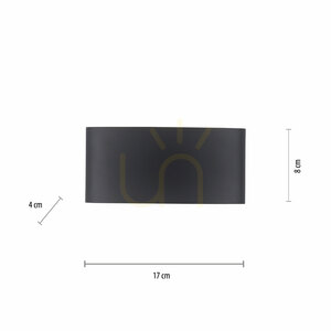 Lampă de perete CARLO 9488-13 Antracit 6xLED 7 Lampă de perete CARLO 9488-13 Antracit 6xLED small 7