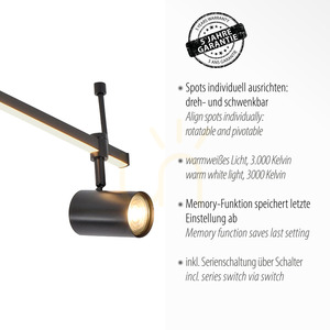 BARIK plafon 6525-18 negru 5xGU10 small 3