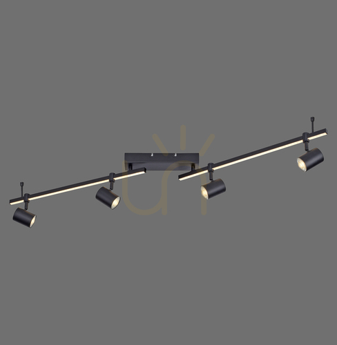 Verifica BARIK plafon 6525-18 negru 5xGU10