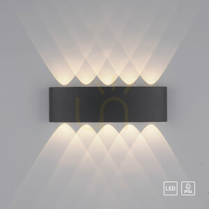 Aplică LED Paul Neuhaus CARLO 9489-13, antracit, 27 cm, IP54 small 10