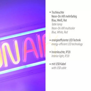 Lampă de perete NEON-ON AIR 85013-70 Multicolor 1xLED small 1