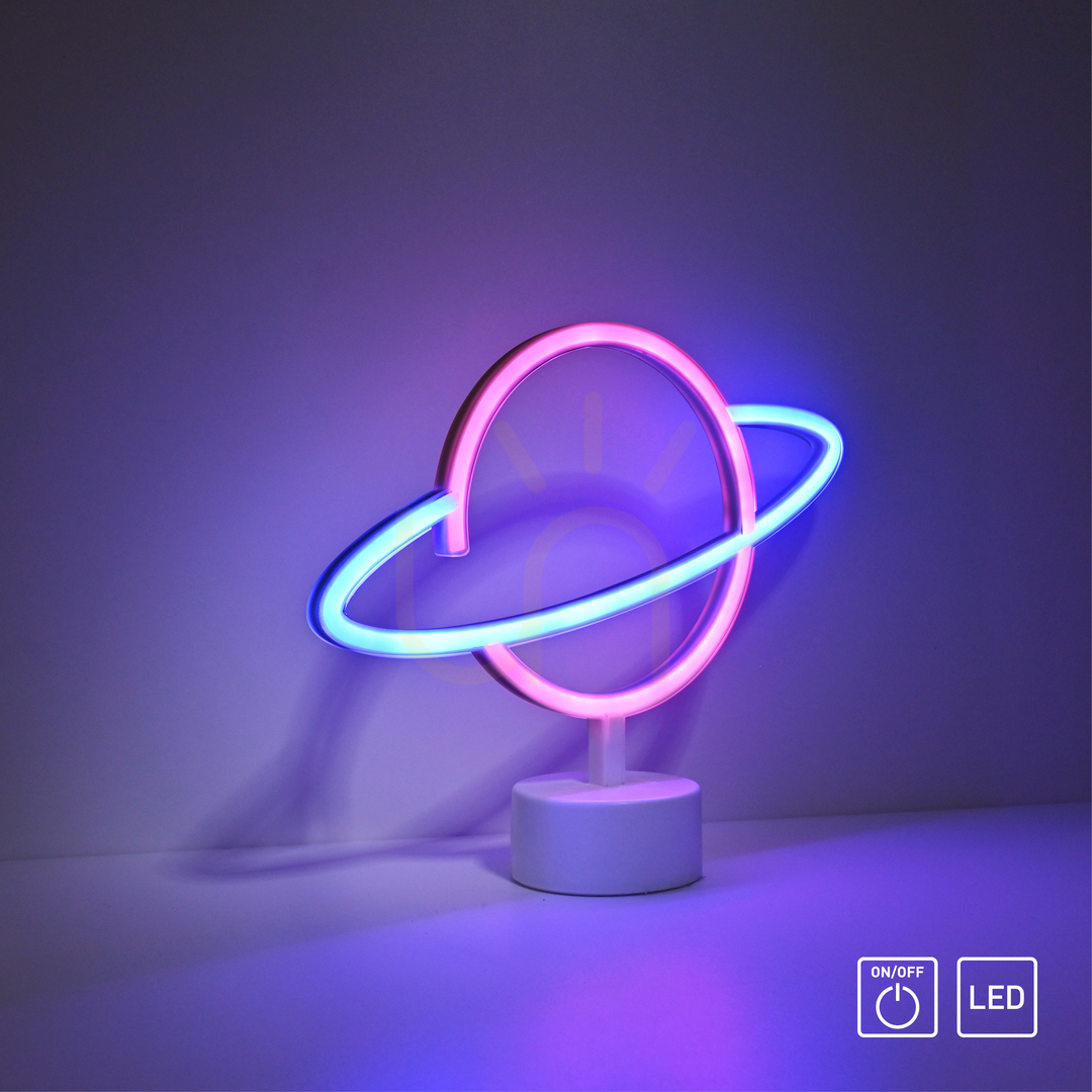 Verifica NEON-SATURN 85029-70 Lampă de masă Multicolor 1xLED NEON-SATURN 85029-70 Lampă de masă Multicolor 1xLED
