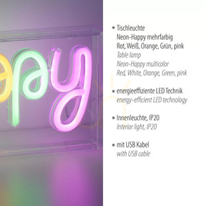 NEON-HAPPY 85027-70 Multicolor 1xLED lampă de perete small 5