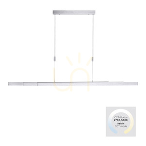 ADRIANA Lampă suspendată 2568-95 Argint 3xLED small 1