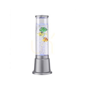 Coloană de apă decorativă cu LED AVA 85127-21, 12 × LED RGB, 3 peștișori, 36 cm small 6