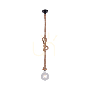Lampă suspendată ROPE 15481-18 Brown 1xE27 small 1