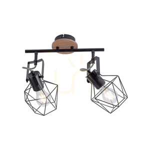 Plafond JARO 15672-78 Negru 2xE27 small 9