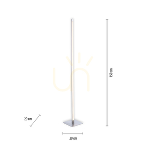 Lampă de podea BELLA 11785-55 Argint 1xLED small 7