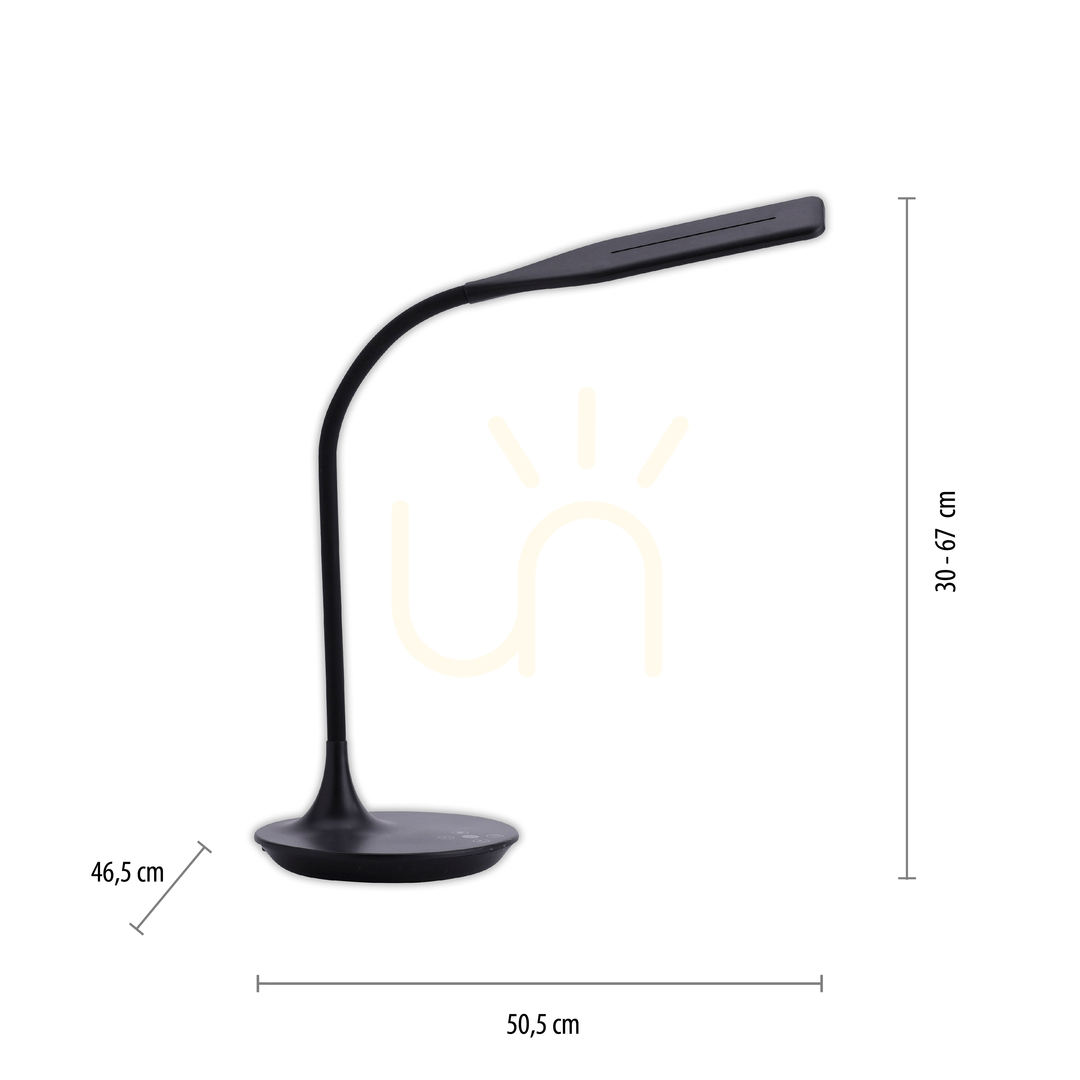 Afişa Lampă de masă RAFAEL 13061-18 negru 1xLED Lampă de masă RAFAEL 13061-18 negru 1xLED