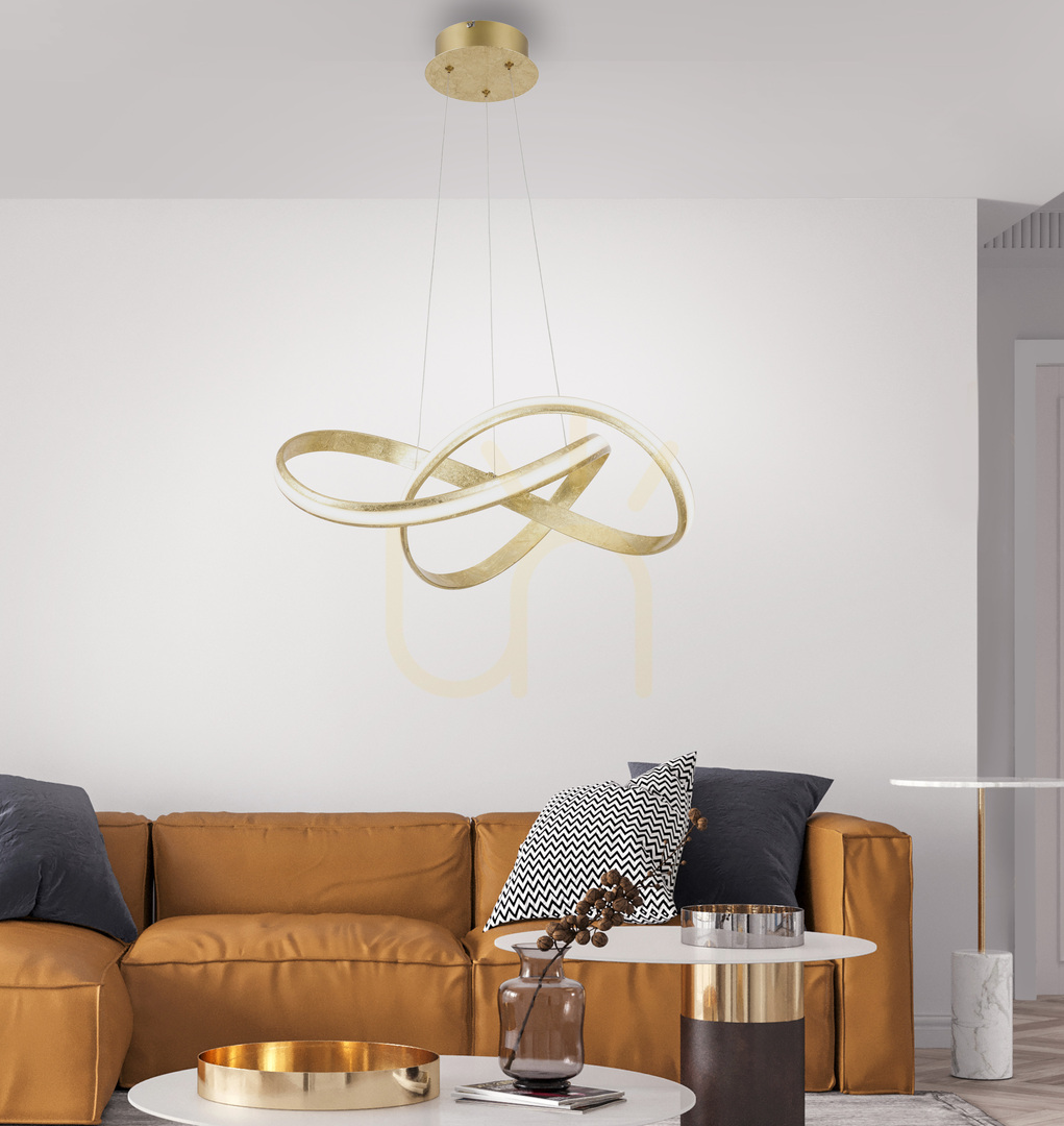 previzualizare MELINDA Lampă suspendată 8291-12 Aur 1xLED MELINDA Lampă suspendată 8291-12 Aur 1xLED