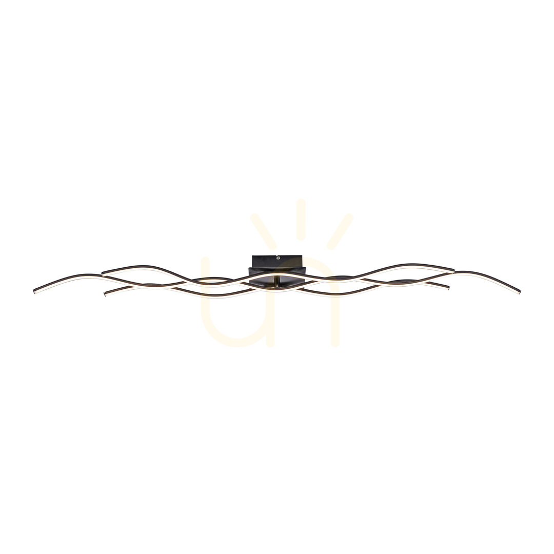 Vedere WAVE Plafond 15167-18 Negru 3xLED WAVE Plafond 15167-18 Negru 3xLED